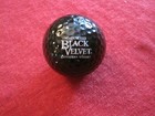 One  1  Imported Black Velvet Canadian Whisky Whiskey Logo Black Golf Ball Nib