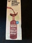 Wine Bottle Glass 11 5  Tall  Holds 1 Bottle Wine Drink From Bottle Novelty