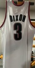 Game Worn Portland Trailblazers Juan Dixon Basketball Jersey Adidas Home White