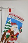 Sequence Christmas Stocking 18    Nordic Santa Felt Completed Bucilla