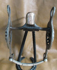 E Garcia Silver Bit Big Flower Concho San Jaoquin Mouth Brown Finish