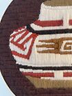 Native American Pottery Needlepoint Embroidery Finished Long Stitch Sw Frame 17 