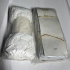 24 Pair   2 Doz 100  Nylon Fingerless White Lisle Coin Jewelry Inspection Gloves