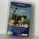 Premier Come With Me Kitty Cat Harness   Bungee Leash Medium Blue Outdoor Walk
