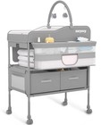 Folding Baby Changing Table  Portable Diaper Station With Mobile Design  Space-s