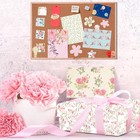 24 Sheets 12x12 Inch Garden Pink Floral Cardstock Paper Pad For Scrapbooking