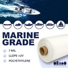 Plasticplace Premium 14    X 128    Boat Shrink Wrap Film     Heavy-duty  White