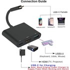 Digital Av Multiport Adapter Apple Usb-c Usb 3 0 To 4k Hdmi Av Adapter  Black
