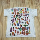 Rare Vintage Y2k Volcom Artist Series Aop T-shirt Mens 2xl White