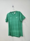 Nike Rafael Nadal Custom Athlete Issued Tennis Shirt Green Fd5407-324 Nw No Tags