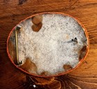 Vintage Handmade Beaded Leather Belt Buckle  native Woman With Turquoise Jewelry