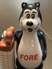 Hamm   s Beer Bear Golf Fore Salt   Pepper Shaker Set 2002 S s s