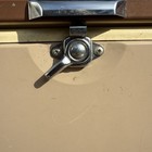 Vintage Coleman Snow-lite Steel-belted Cooler Tan Brown Wichita Ks Usa 1970s