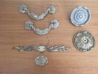 Backplate Kitchen Cabinet Dresser Hardware Round Bob Mackie Antique Brass 