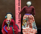 Vtg Native American Handmade Doll And Pin Cushion