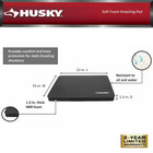 Husky Kneeling Pad Large Soft Foam Indoor Outdoor Durable Water Resistant New