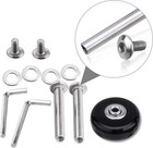 Set Of 4 Luggage Suitcase Replacement Wheels Repair Kit 50x18mm    