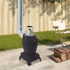 Fireplace Hot Tent Stove Wood Burning Stove Heating Cooking Stove W side Window