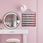 Metal Nail Polish Rack Display Holder Organizer 6 Tier Wall Mounted 120 Bottles