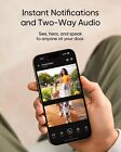 Eufy E340 Wireless Video Doorbell Security Dual Camera With Extra Battery refurb