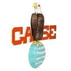 Case Eagle Sign With Glass Eye Cast Iron Farm Garage Shop Decor Ci-03579