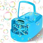 Bubble Machine  18000  Bubbles Per Minute Bubble Maker Blower For Kids Blue