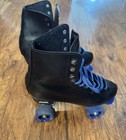 Chicago Skate Roller Skates Black blue Wheels Men   s Size 9
