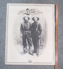 Vintage Original 1983 Levis Blue Jeans Cowboy Miners Western Poster 24  X 30 