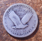 1925 Standing Liberty Quarter Nice Good Silver Coin  1 Free Ship