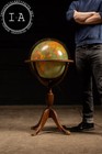Vintage Replogle Lighted 16-inch Library Globe