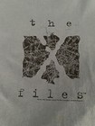 Vintage 1995 The X-files Blue Spell Out Show Promo Xl Shirt Sc-fi