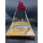 Evian 2005 Limited Edition Mountain Glass Water Bottle Red Cap Collectible 750ml
