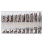 180pcs Watch Band Clasp Buckle Tube Friction Pins Link 7-26mm Spring Bar 1 2mm