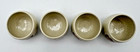 Vintage Japanese Sake Cups Stoneware Set Of 4 Cherry Blossom Tiny 1 50  X 1 75