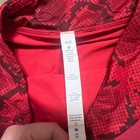 Lululemon Pace Rival Ii Skirt Cranberry Red Snake Skin Print Women s 4 Tall