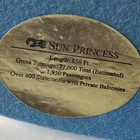 Princess Cruise Line Sun Princess Ship 10  Model Collectible Display Souvenir