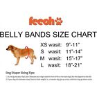 5pack Size L    Reusable Washable Male Dog Wraps  Belly Band For Male Dog Diapers