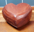 Hand Crafted By Matt Sinow   Wooden Heart With Side Slide Out Compartment
