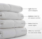   Hot   The Company Store Lacrosse Premium Down Light medium Warmth Comforter