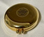 Vintage Estee Lauder Lucidity Light med 02 Pressed Powder Round Gold Compact