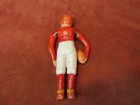 Vintage 4  Celluloid Big Red Football Player Doll Made In Occupied Japan