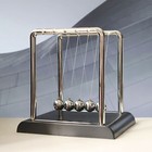 Black Newton s Cradle Steel Balance Small Pendulum Balls Physics  Desk Toy
