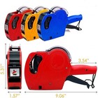 8 Digit Price Tag Gun Handheld Pricing Label Gun Mx-5500 With Label Roll   Ink