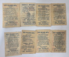 Ww1 Silk My Weekly 12 Trade Cards Our Soldiers Boy World War One
