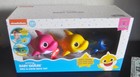 New  2 Full Sets  Nickelodeon Baby Shark Sing   Swim Bath Pool Toy  Mom Dad Baby