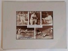 Autographed Joe Dimaggio 8 X 10 Matter Photo Collage  978 Of 1941  matted 12x15 