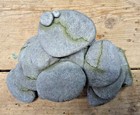 Grey Pebble Stack Rock Effect Fish Tank Cave Hideaway Turtle Aquarium Ornamen   
