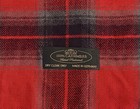 Nwt 100  Cashmere Scarf Hand Tailored Made In Germany Red Plaid New With Tags