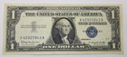 1957 B  1 United States Silver Certificate Blue Seal V45925843a