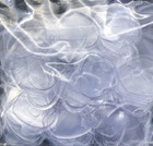 Ty Beanie Baby Tag Protectors Lot Of 100 Plastic Heart Hang Tag Holder Set  new 